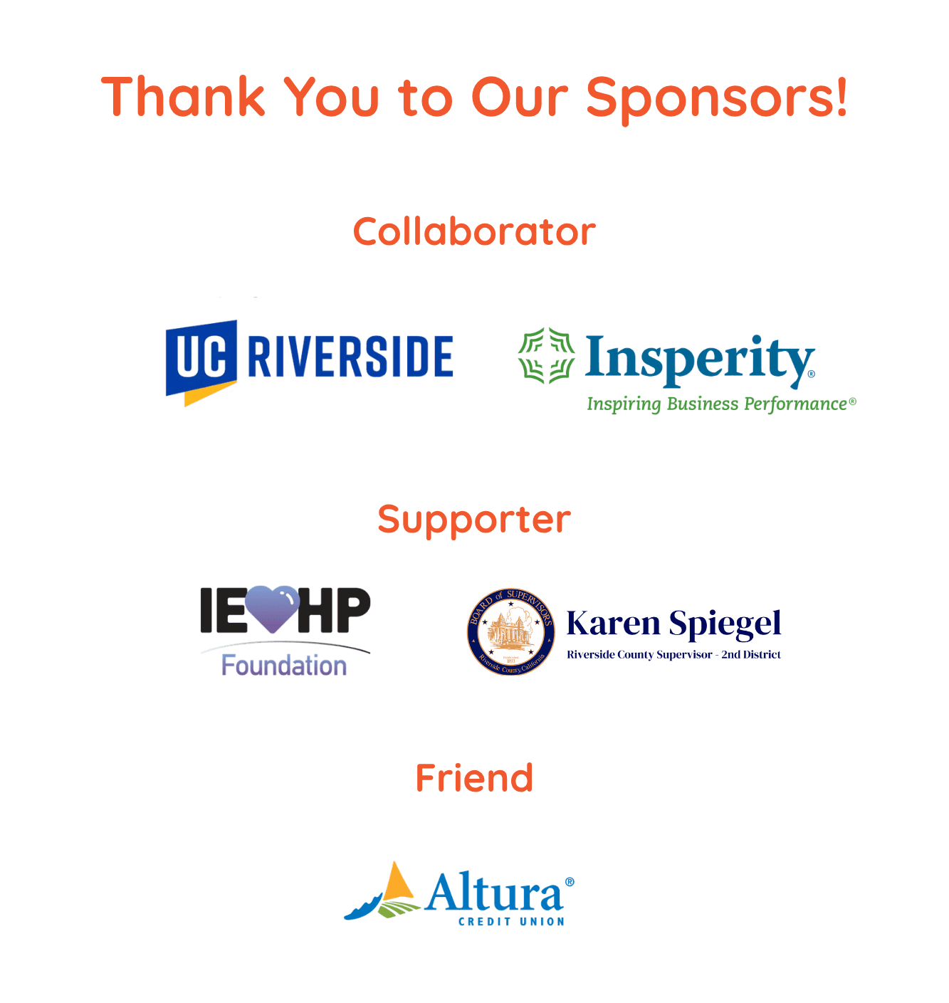 Toward a Shared Vision Sponsors